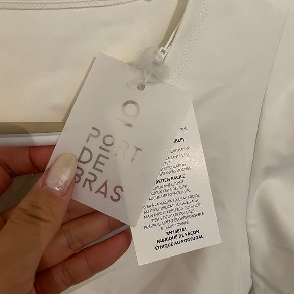 PORT DE BRAS Vero Ruched Crop Top - Picture 4 of 6